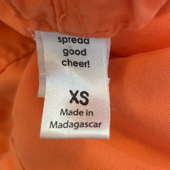 XS peach Spread Good Cheer cargo scrub outfit - Picture 11 of 12